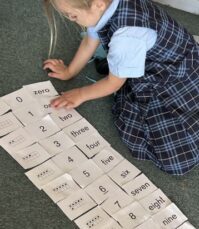 First Graders Examine the Numbers